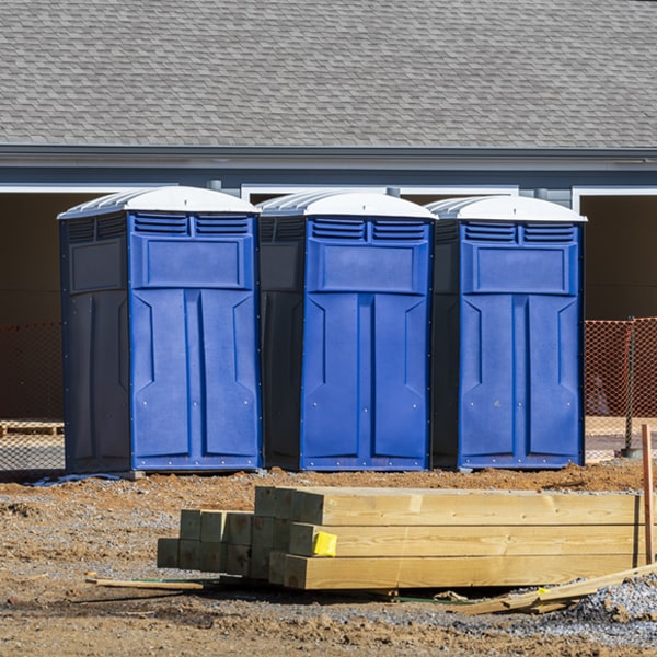 are there any restrictions on what items can be disposed of in the portable toilets in Newell